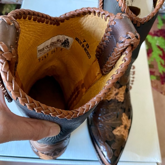 Old Gringo Wyoming Rare Hand Tooled Western Boot in Size 7. NIB - Picture 8 of 14
